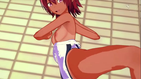 Uruka gets horny after swimming bokuben