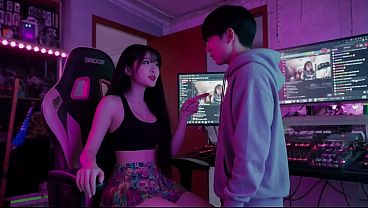 Nonton 18-year-old Whore With Small Tits; She Gets Turned On Sucking Cocks And Loves Getting Fucked Doggy-style In Front Of The Camera (ai-generated). thumbnail
