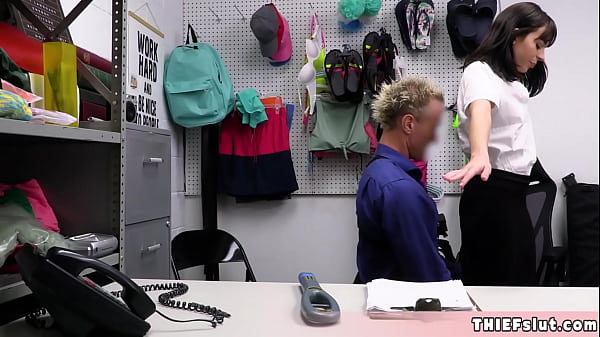 Play MP4 - Cute Aria Valencia caught stealing and now she is offering her tight teen pussy