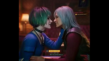 Nonton Videogame Cd Projeckt Red 2077 Yuri Hentai thumbnail