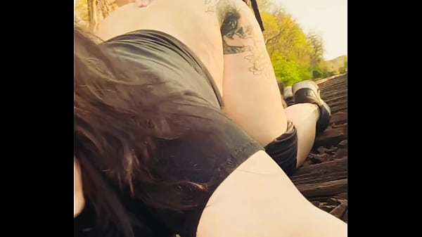 Rubynalexfantasy ruby gets railed on the railroad 