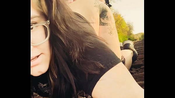 Rubynalexfantasy ruby gets railed on the railroad