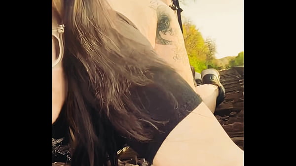 Rubynalexfantasy ruby gets railed on the railroad