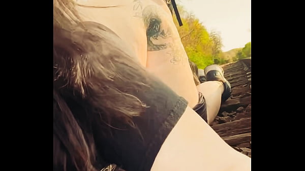 Rubynalexfantasy ruby gets railed on the railroad