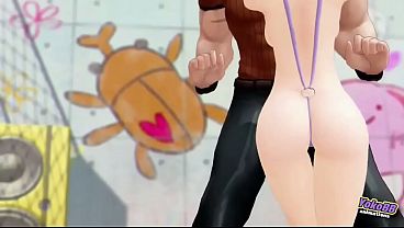 Knee to the balls ballbusting 