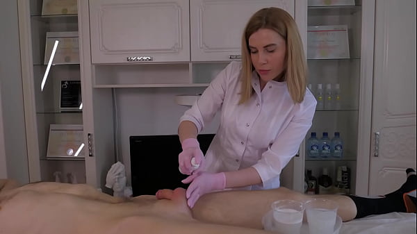 While learning how_to shave, the man powerfully cum allover the place