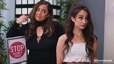 Ebony babe blowjob in the airport part 5