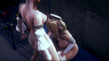 Genshin Impact Hentai Futanari - Barbara Blowjob To Jean Futa thumbnail