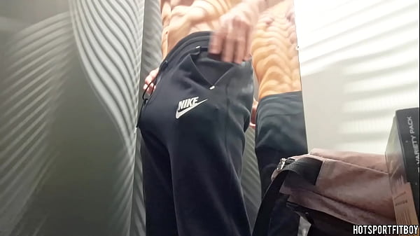 Nonton Trying Clothes & Stroking My Big Hard Dick In Public Store thumbnail
