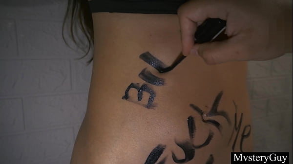 Slut training with a huge ass submissive who loves black cock