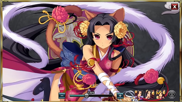 GIF 真恋姫夢想 天下統一伝 周泰 振袖