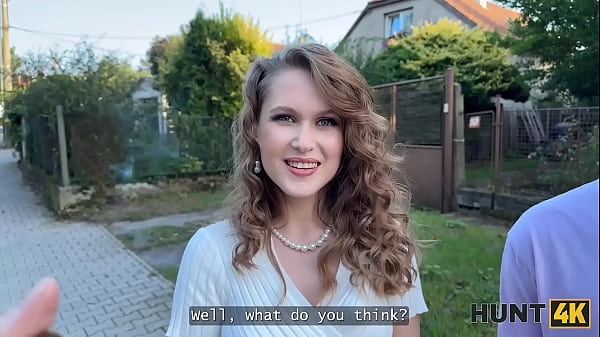 Play MP4 - HUNT4K&period; Sweet Una Fairy is not too shy and showed her tits and pussy in public