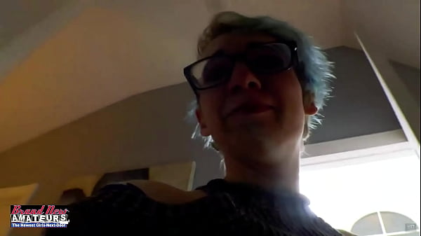 Exotic Blue Haired Raven Deepthroats A Cock And Swallows The Cumshot! thumbnail