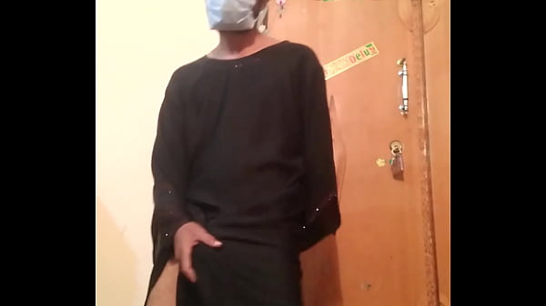 Sexy boy masturbation in abaya style 