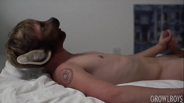 Furry Straight Young Man Jerking Off Monster Cock thumbnail