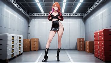 Nonton Voluptuous Orange-haired Slut In Latex: Warehouse Creampie Compilation. thumbnail