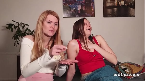 Play MP4 - Ersties&colon; Cute Lesbian Babe Uses a Glass Dildo While Anal Licking On Her Friend