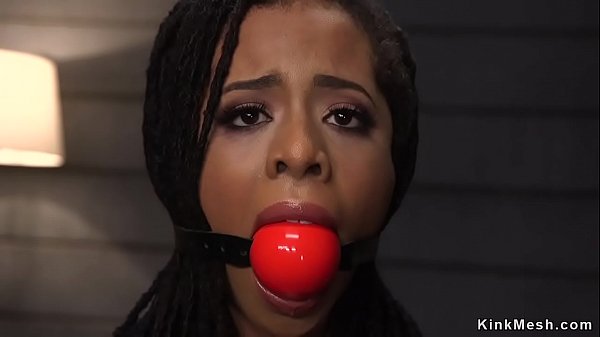 Anal threesome forebony slave