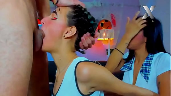 Meetingof friends on Halloweengets crazy and_they endup fucking