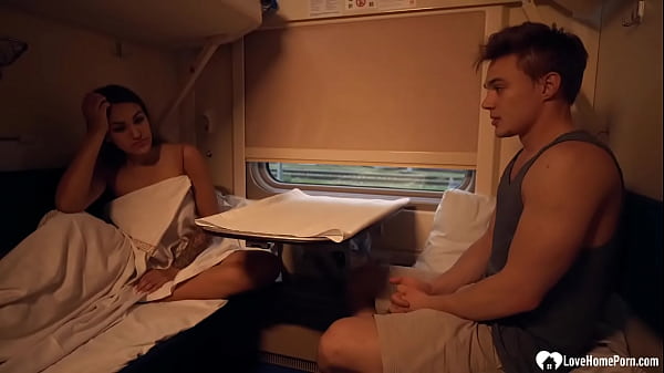 Play MP4 - Busty friend hops on my raging pole