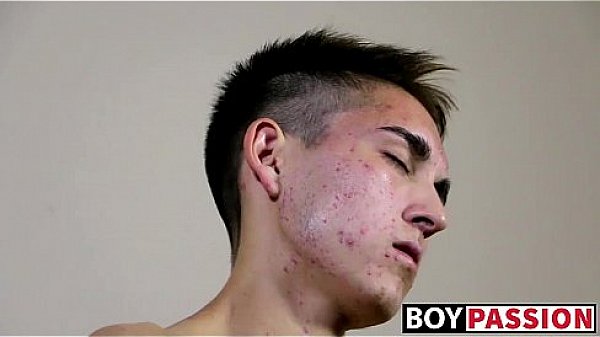 Teenage homo charms with masturbation 