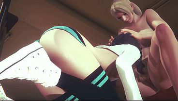 Hentai Uncensored 3d - Yumiko Blowjob To Futa's Cock thumbnail