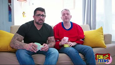 Nonton Funsize Teens - A Petite Teen Is Fucked In The Ass And Dp By Two Dudes thumbnail