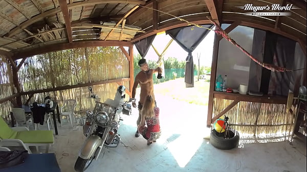 Play MP4 - Regina Gold On Motorcycle