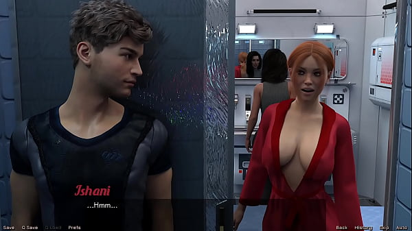 Stranded in space #72 nearly caught by big tits indian milf 