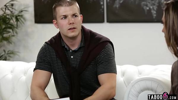 Religious guy gets an unexpected visit from a big boobs MILFReena Sky