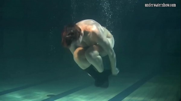 Lozhkova_in see through shorts inthe pool