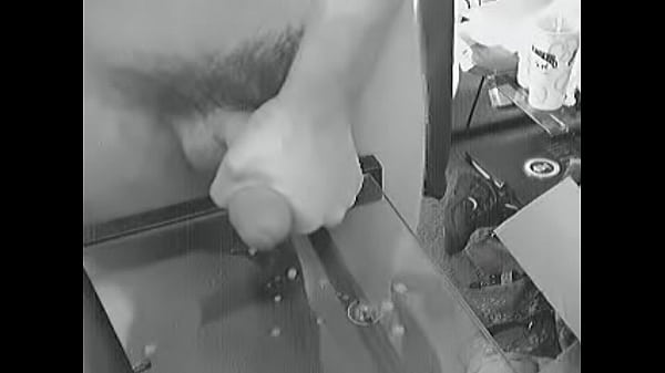 My buddy busting a nut on my desk in front of me