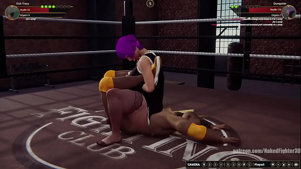 Rick Tracy VS Dumpster_Naked Fighter 3D
