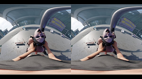 Vreal 18k make harley quinn cum before the cops laughing