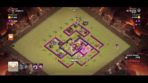 Valkyrie demolishes massive coc 