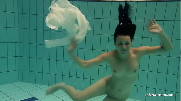 Swimming pool hotties swim and strip for you 