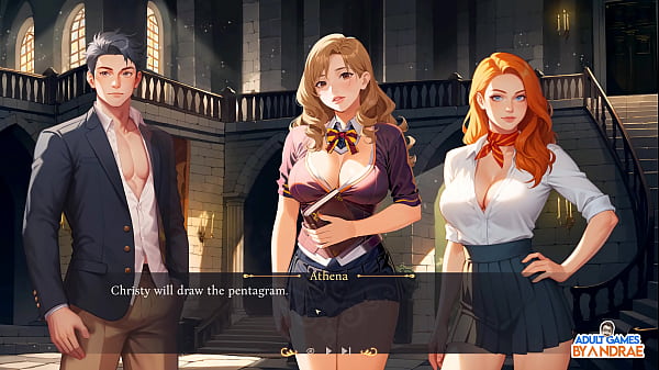 Ep7 doggy style scene with athena lust & magic gameplay