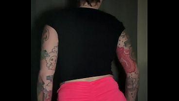 Down on Me Strip tease big tit alt alternative girlfriend 