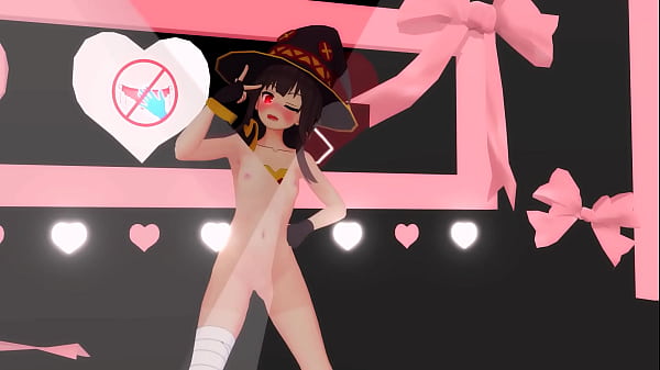 Megumin Konosuba Strip Lights MMD