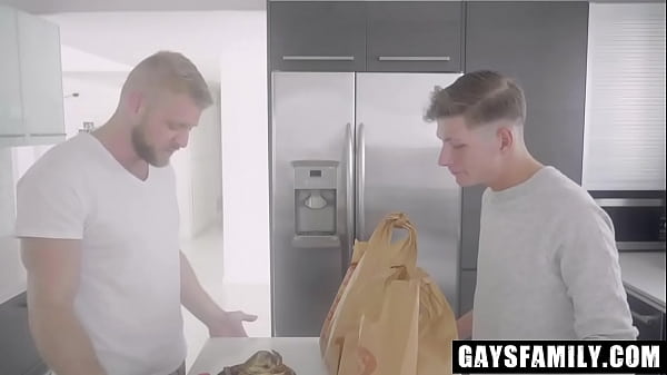 Stepson Enjoys His Stepdad&rsquo;s Warm Sperm - Logan Stevens and Lukas Stone 