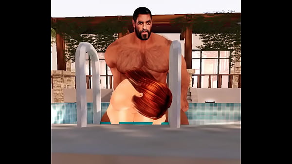 hunky_bull john urschel fucks_neigbor_in pool
