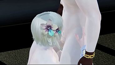 Genshin Impact Hentai - Lumine Sucking A Big Dick With Cum In His Mouth thumbnail
