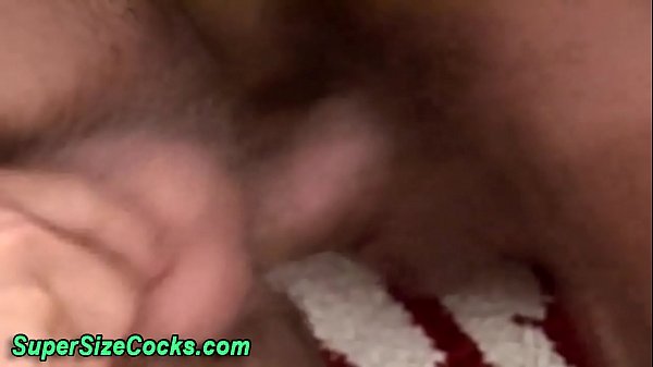 Hung hunk cums after sex