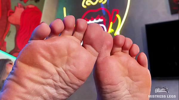 Wiggling toes on the table in front of your face 