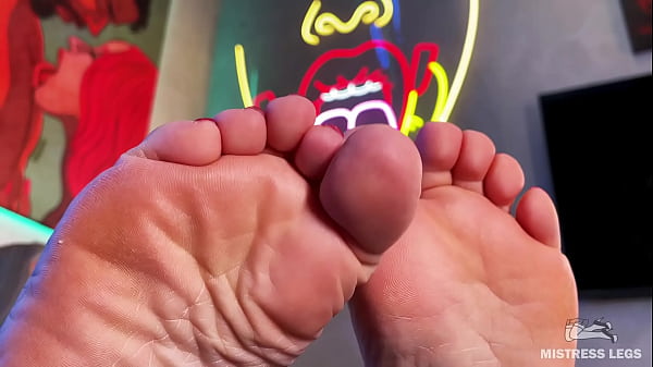 Wiggling toes on the table in front of your face