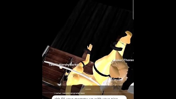 IMVU_Fluttershy getting yiffed