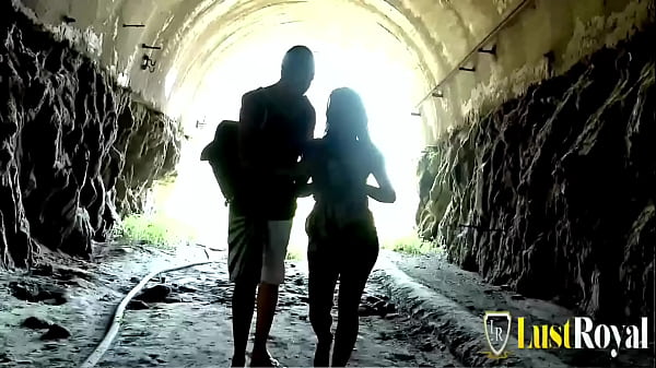 Jazmina fucked hard in a deserted place