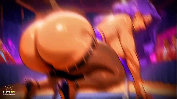 Purple hair big tits ass bimbo milf titfuck blowjob nightclub 100% ai generated 