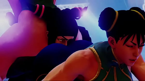 Street Fighter ChunLi/Cammy Ass Sandwich Juri 