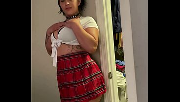 Step Daughter With A Phat Ass Lets Her Step Dad Have His Way With Her thumbnail